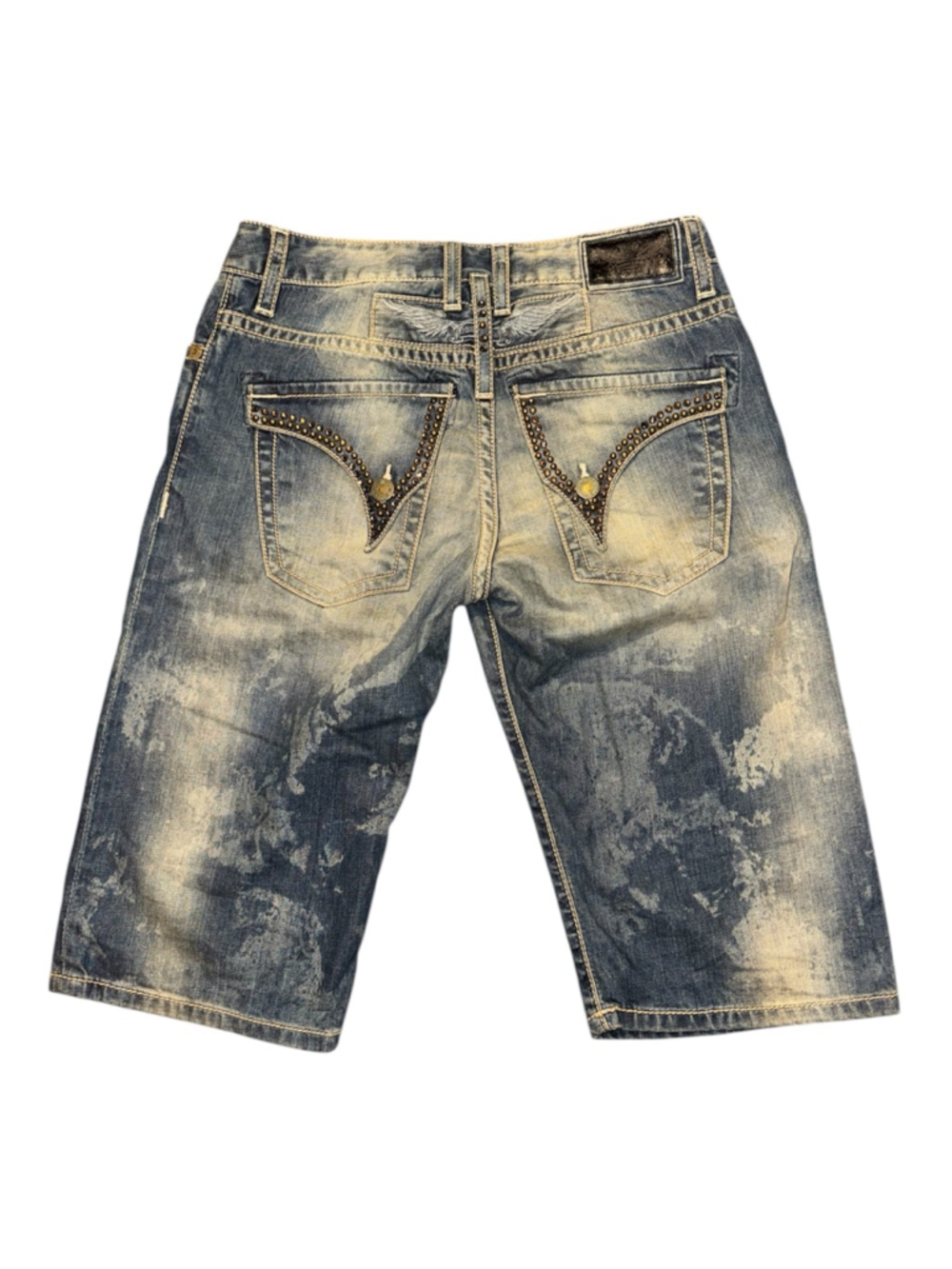 Robin's Jean Blue Distressed Jean Shorts Waist Size 30